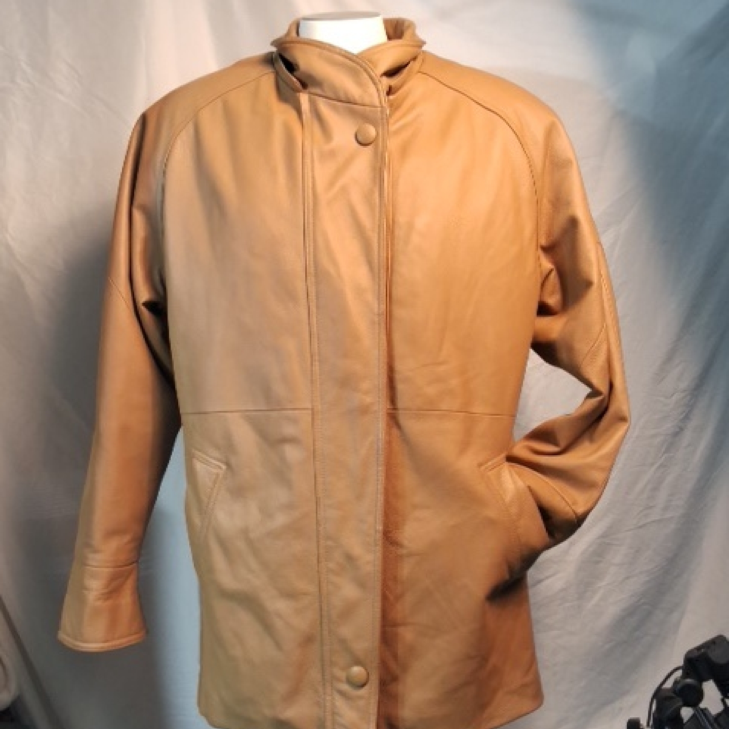 Shiek Tan Leather Mens Jacket